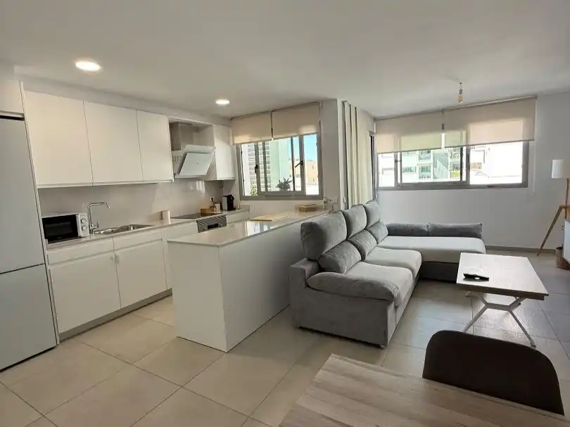 Wohnzimmer von Wohnung zum Verkauf in Eivissa mit Klimaanlage, Terrasse und Balkon