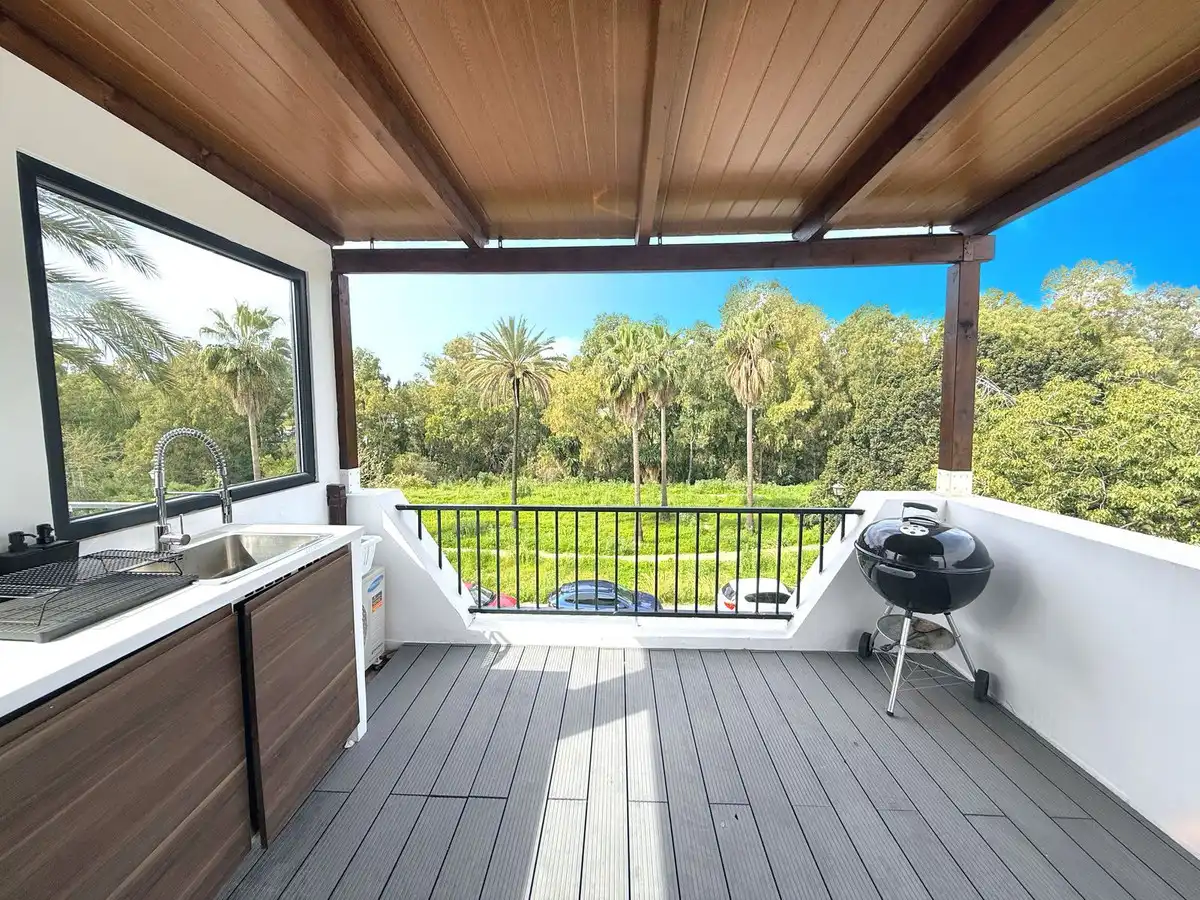 Terrace of Detached homes for rent in Marbella  with Air Conditioner, Heating and Private garden