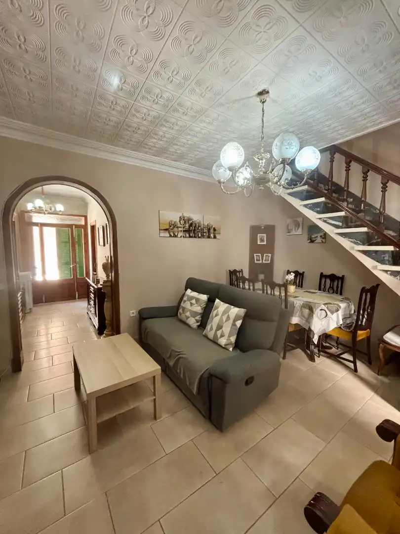 Sala de estar de Casa o chalet en venta en Alcúdia con Amueblado, Horno y Lavadora