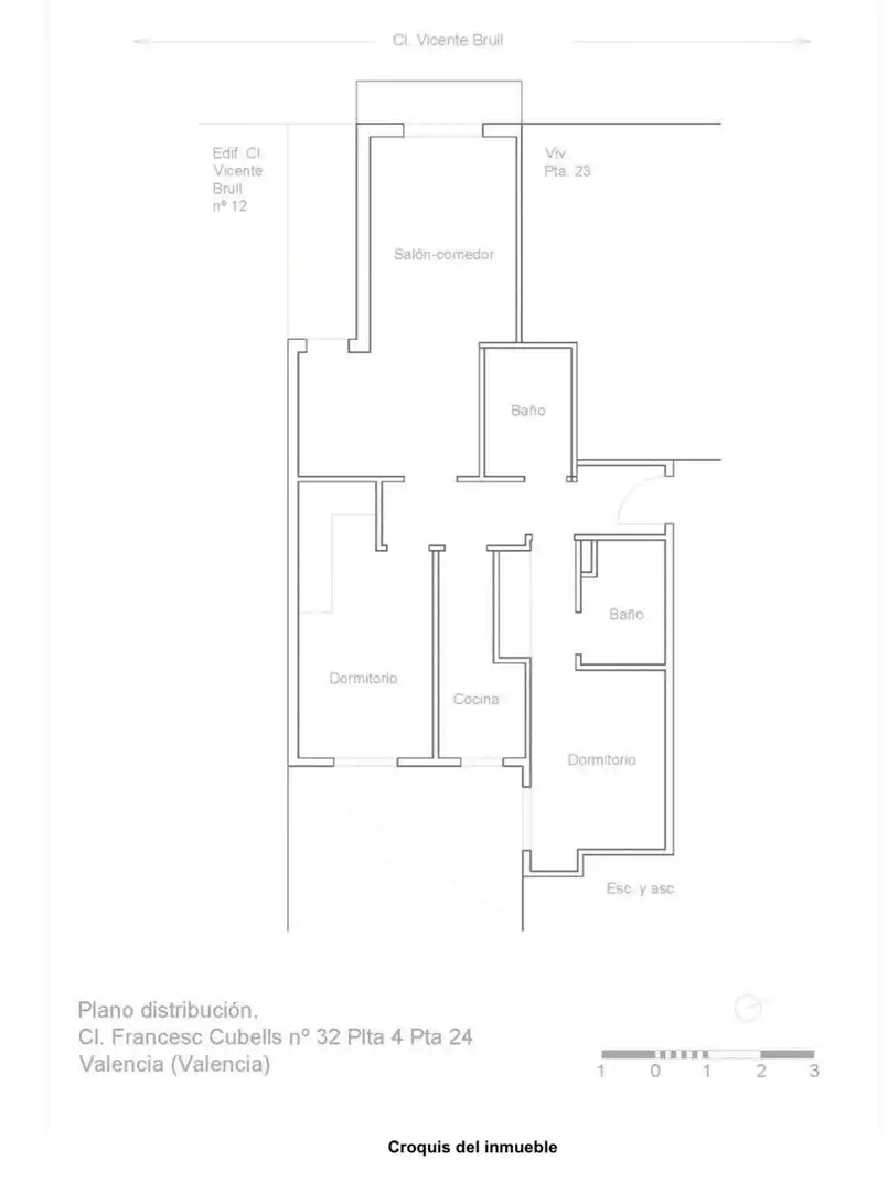 Flat for sale in Valencia  with Air Conditioner, Heating and Parquet flooring
