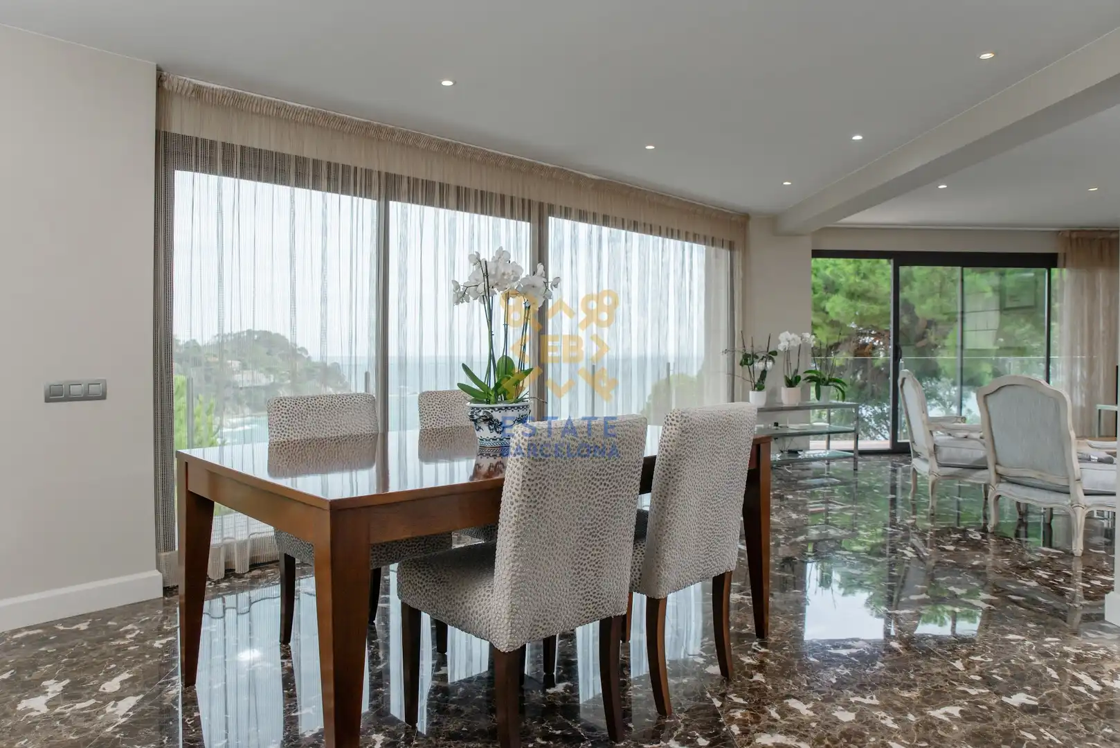 Menjador de Casa o xalet en venda en Tossa de Mar amb Aire condicionat, Jardí privat i Terrassa