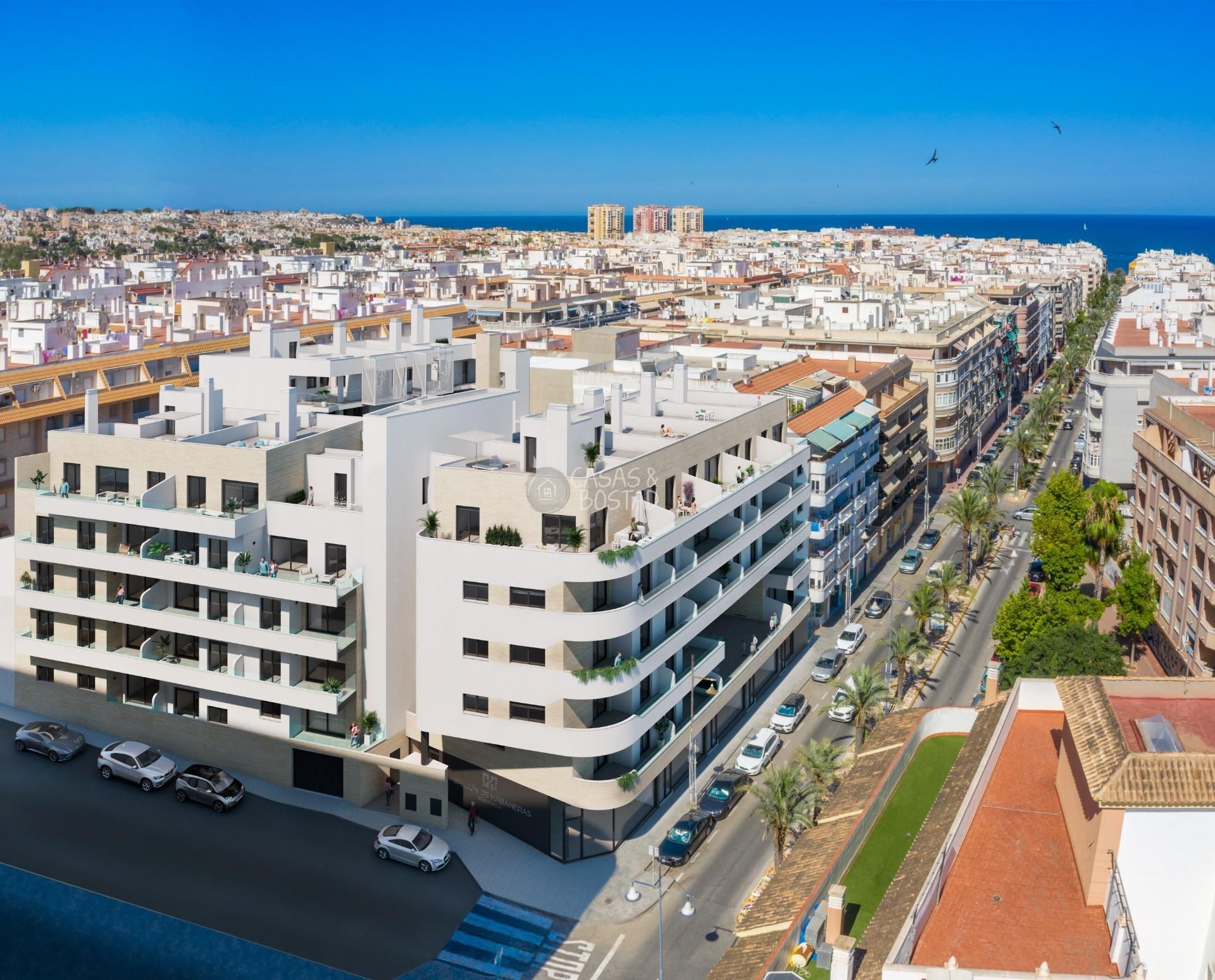 Exterior view of Flat for sale in Torrevieja  with Heating, Private garden and Terrace
