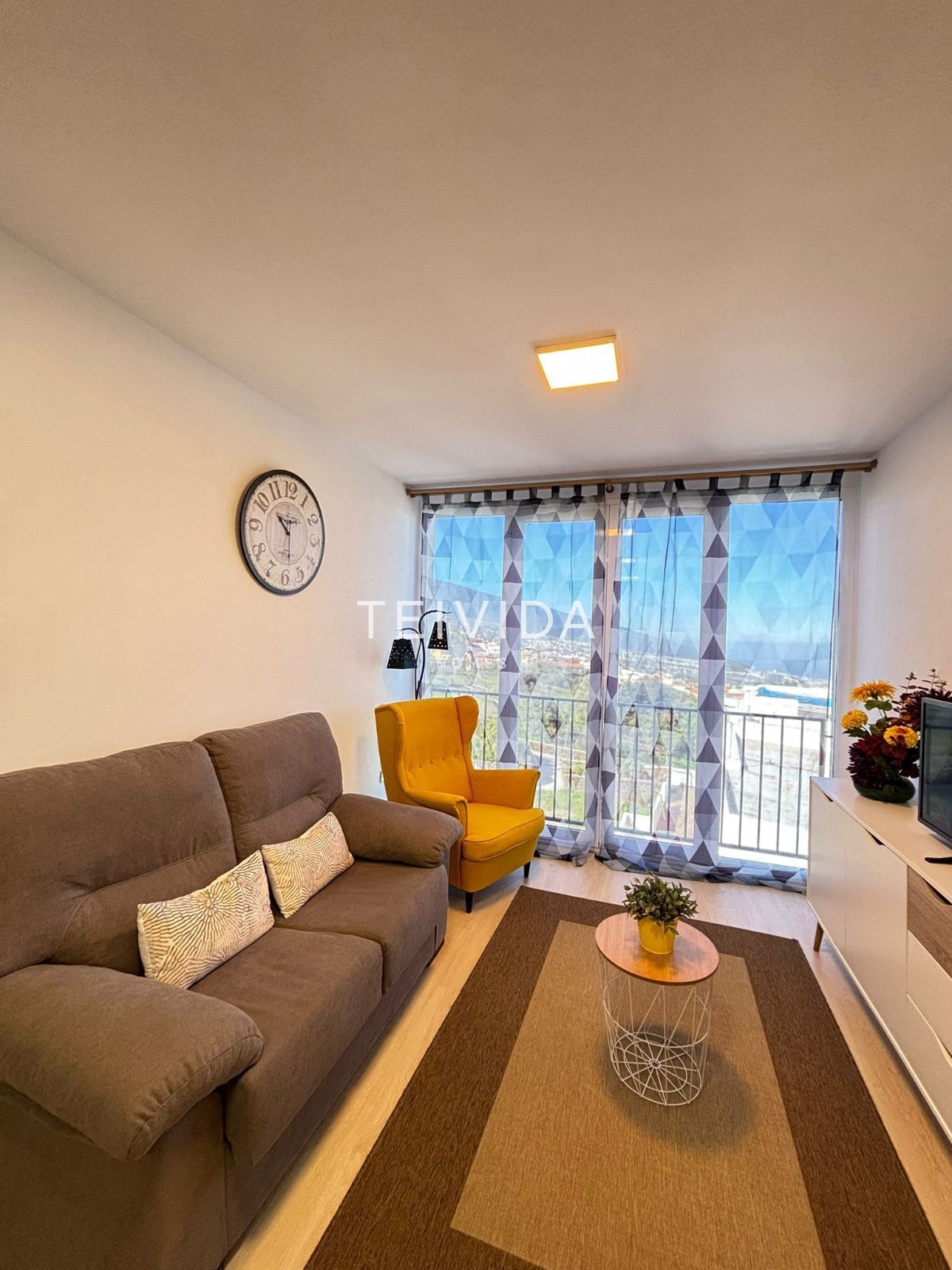 Living room of Flat for rent in La Orotava  with Air Conditioner and Furnished