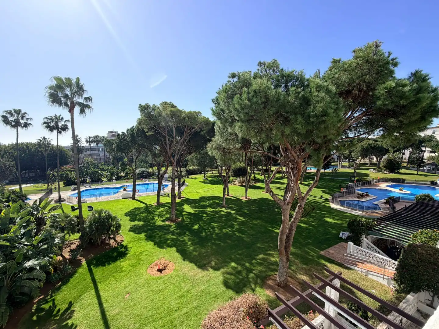 Garden of Flat for rent in Marbella  with Air Conditioner, Terrace and Storage room