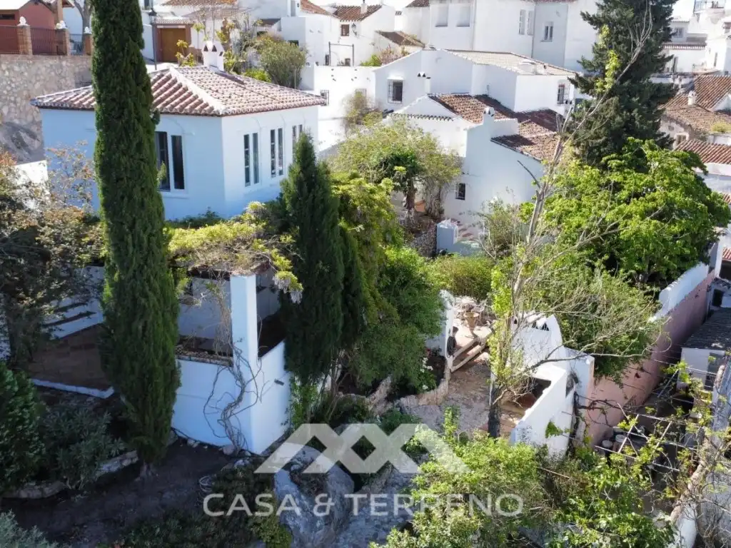 Vista exterior de Casa o chalet en venta en Comares con Aire acondicionado, Jardín privado y Terraza
