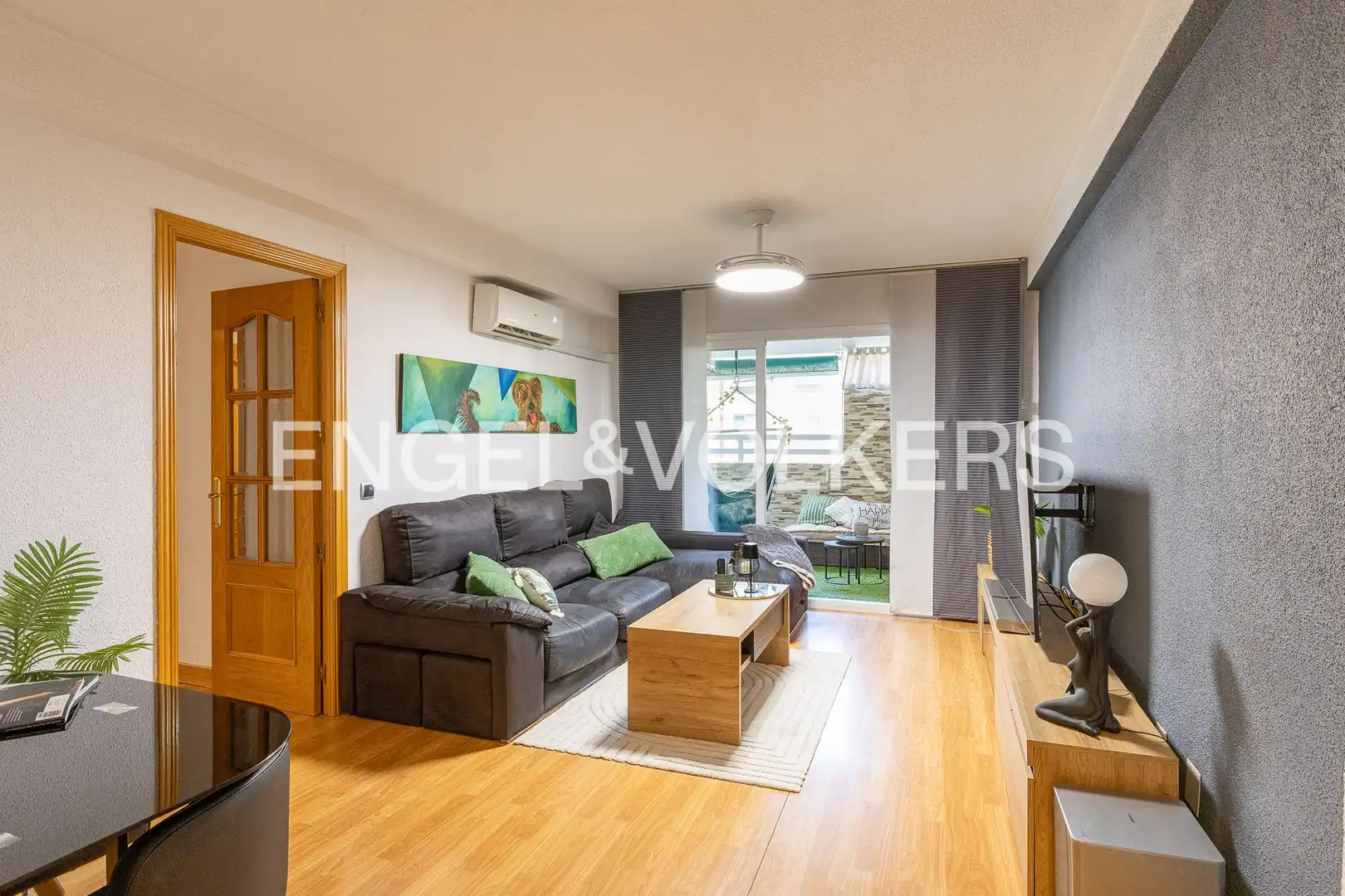 Wohnzimmer von Wohnung zum Verkauf in Móstoles mit Klimaanlage, Heizung und Terrasse