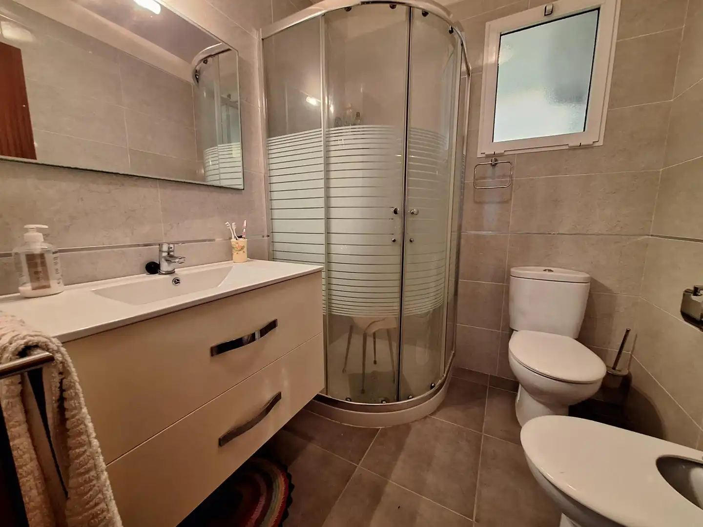 Baño de Apartamento en venta en Tavernes de la Valldigna con Aire acondicionado y Balcón