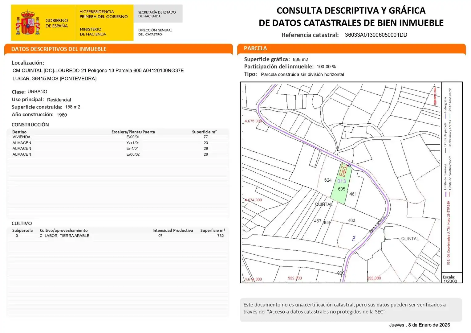 Casa o xalet en venda a QUINTAL (DO)-LOUREDO, 21, Mos