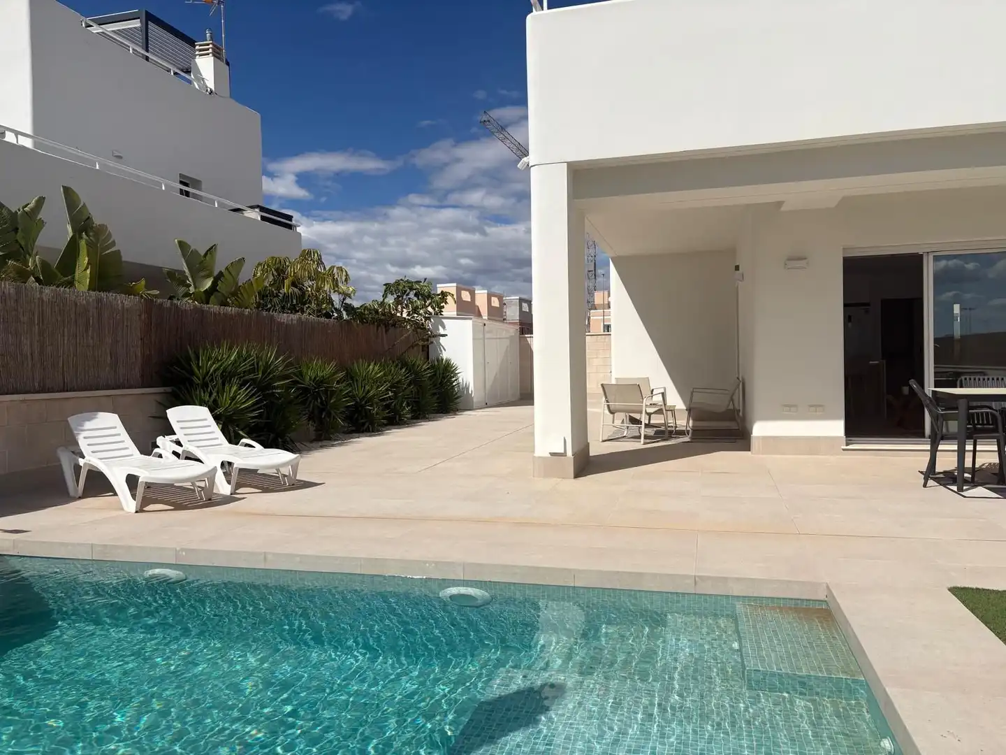 Piscina de Casa o chalet en venta en Pilar de la Horadada con Aire acondicionado, Calefacción y Jardín privado