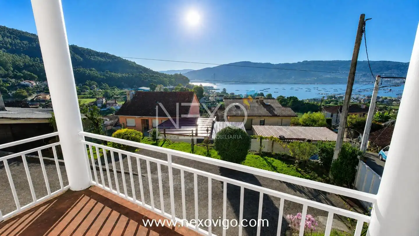 Terraza de Casa o chalet en venta en Moaña con Jardín privado, Terraza y Trastero