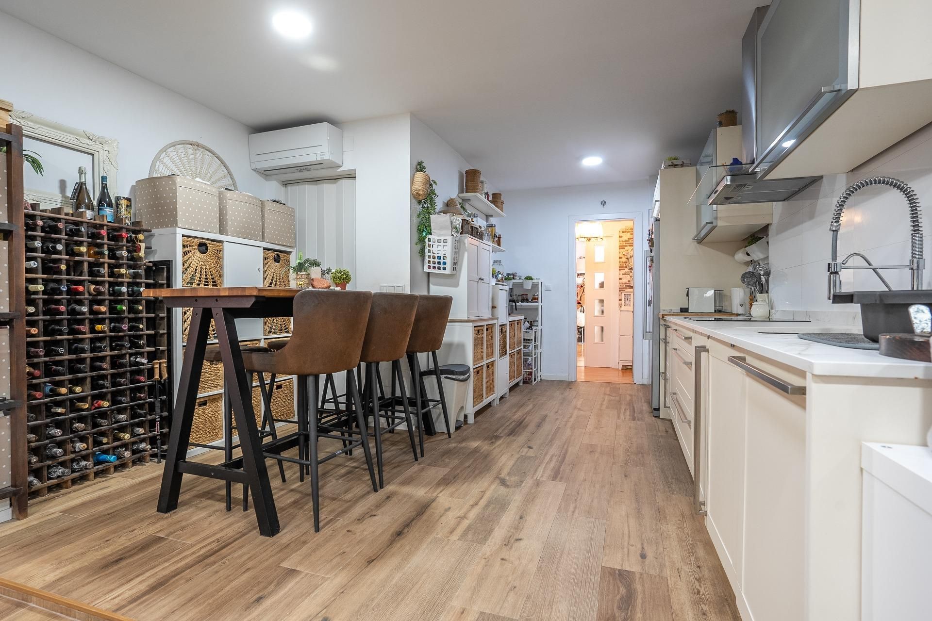 Kitchen of Planta baja for sale in  Almería Capital  with Air Conditioner, Terrace and Storage room