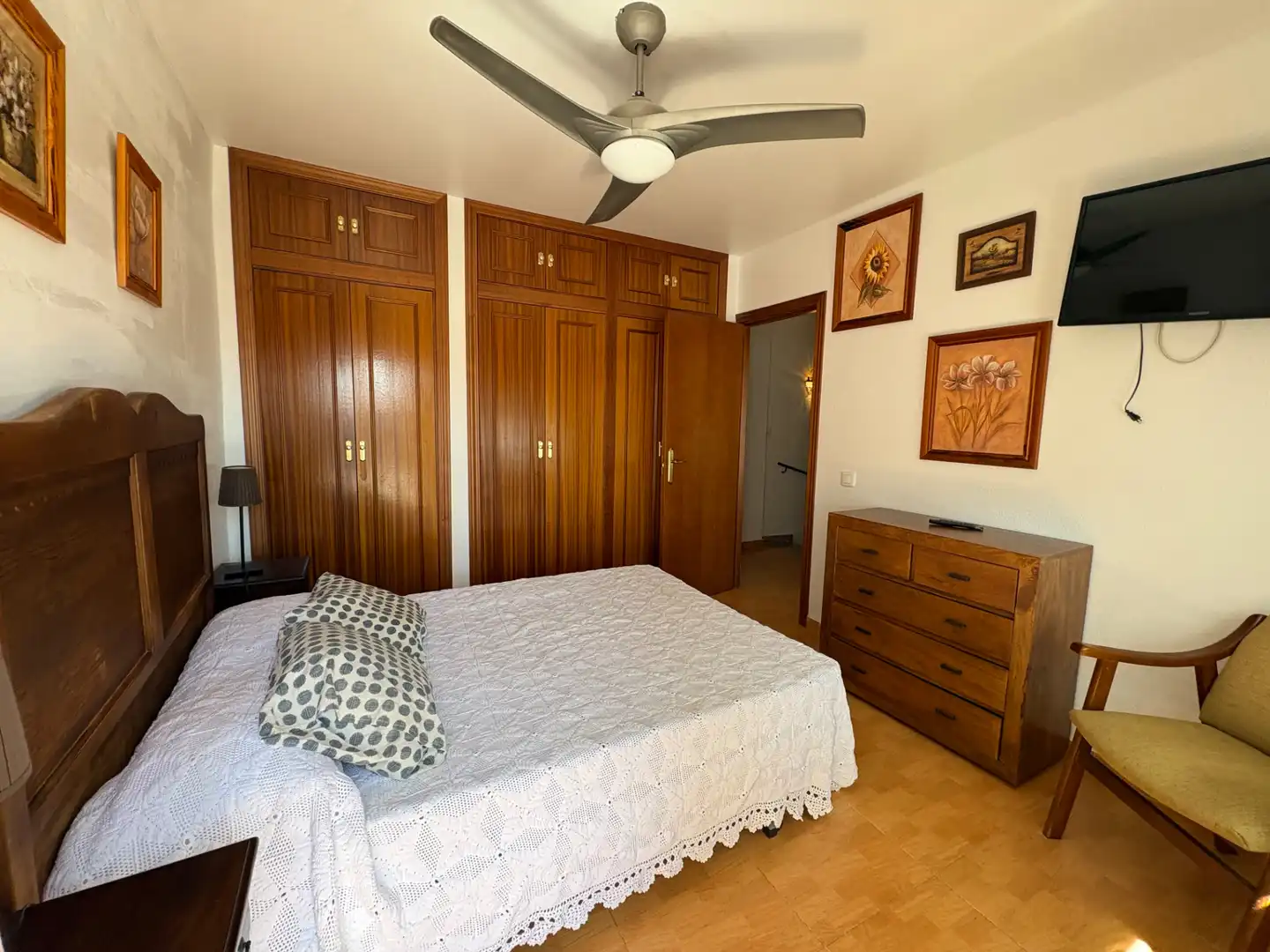 Schlafzimmer von Haus oder Chalet zum Verkauf in Llerena mit Terrasse, Möbliert und Ofen