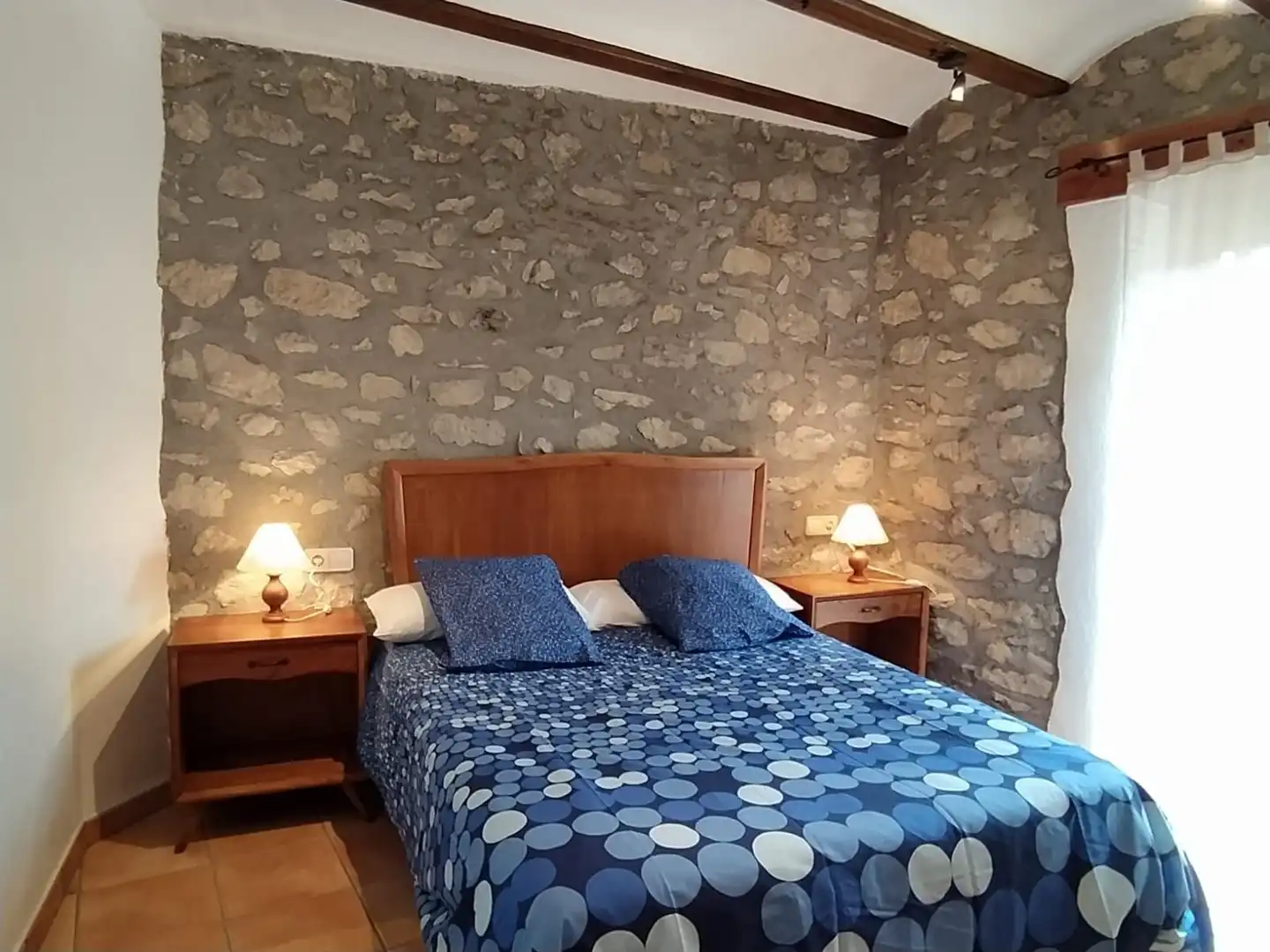 Schlafzimmer von Wohnungen zur Miete in Montellà i Martinet mit Heizung, Terrasse und Möbliert