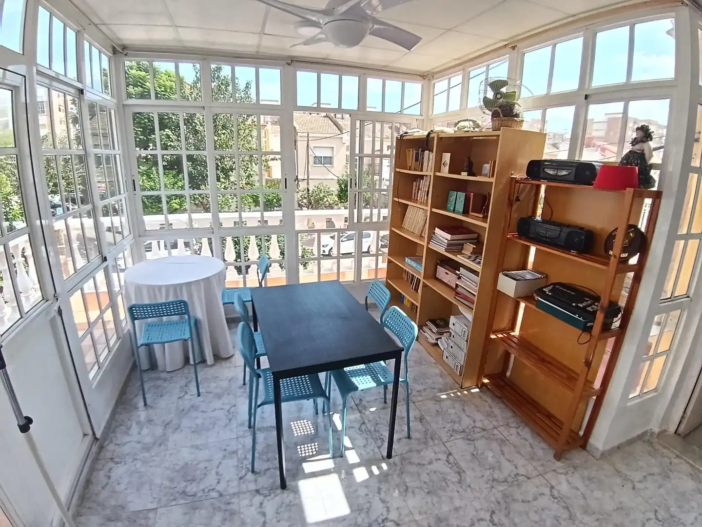 Dining room of Flat for rent in Cartagena  with Terrace, Furnished and Balcony