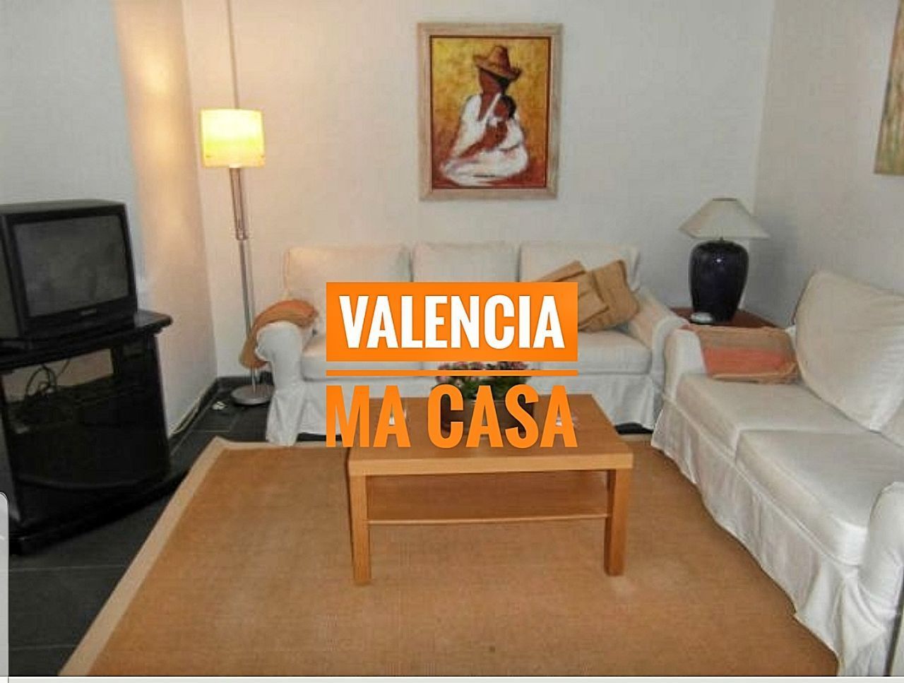 Living room of Flat to rent in  Valencia Capital  with Air Conditioner, Heating and Terrace