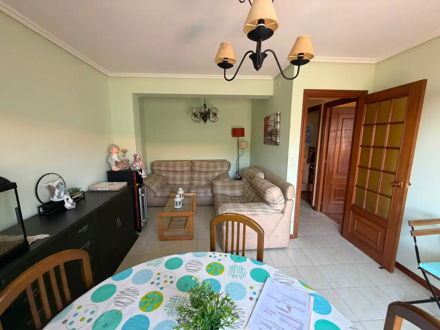 Wohnzimmer von Wohnung zum Verkauf in Ferrol mit Heizung, Terrasse und Abstellraum