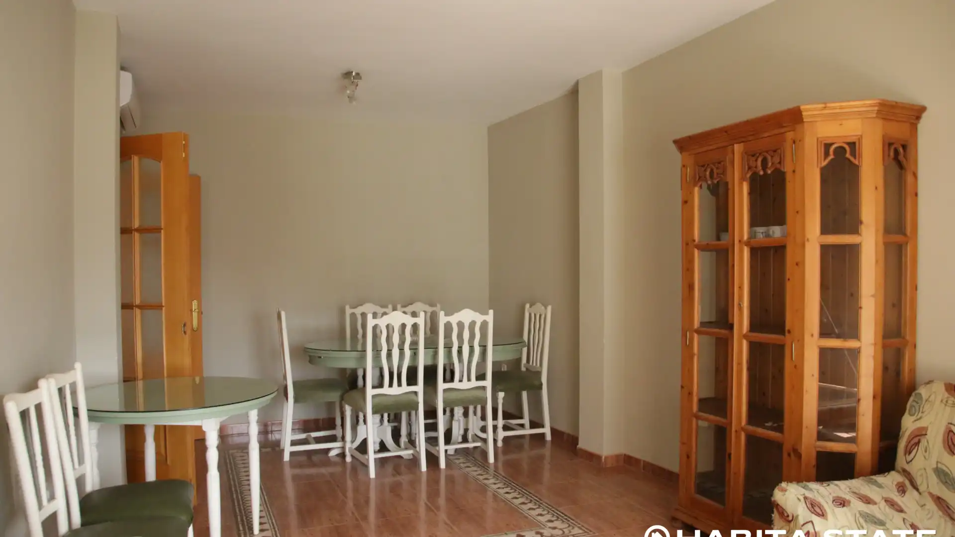 Dining room of Flat for sale in  Almería Capital  with Air Conditioner, Heating and Furnished