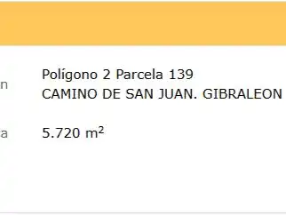 Parking de Terreno en venta en Gibraleón