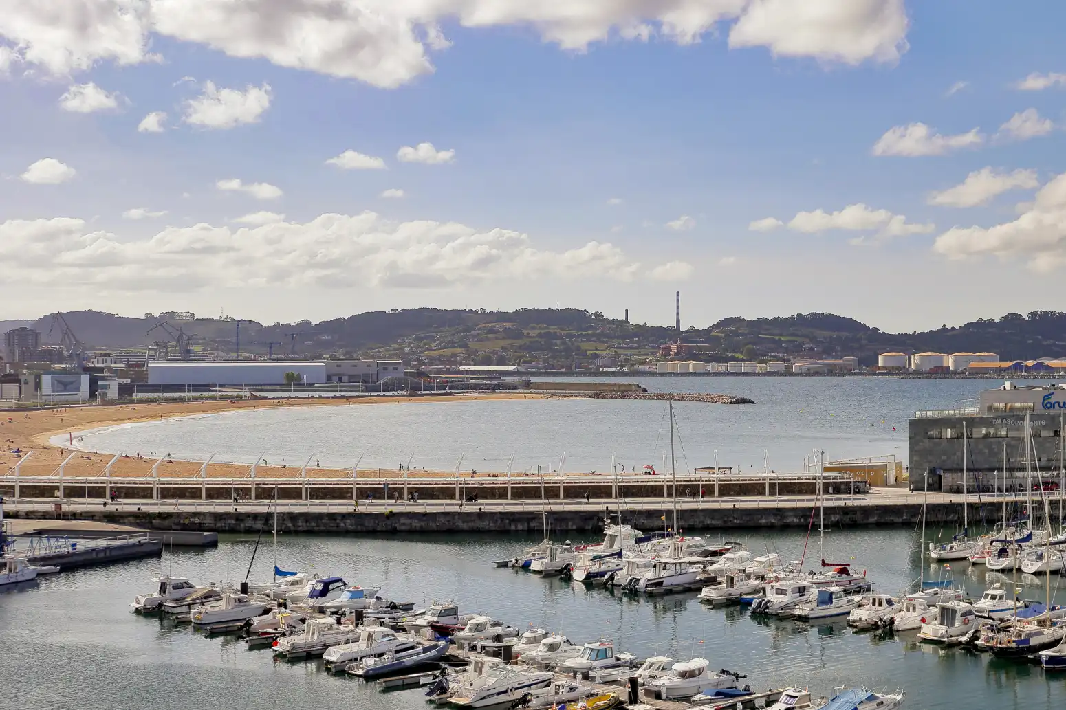 Parking of Flat for sale in Gijón   with Heating, Parquet flooring and Storage room