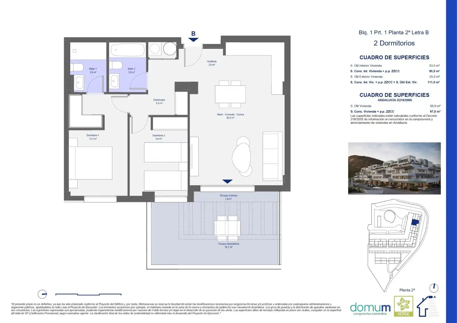 Apartament amb piscina en venda a San Juan de los Terreros, imagen 7