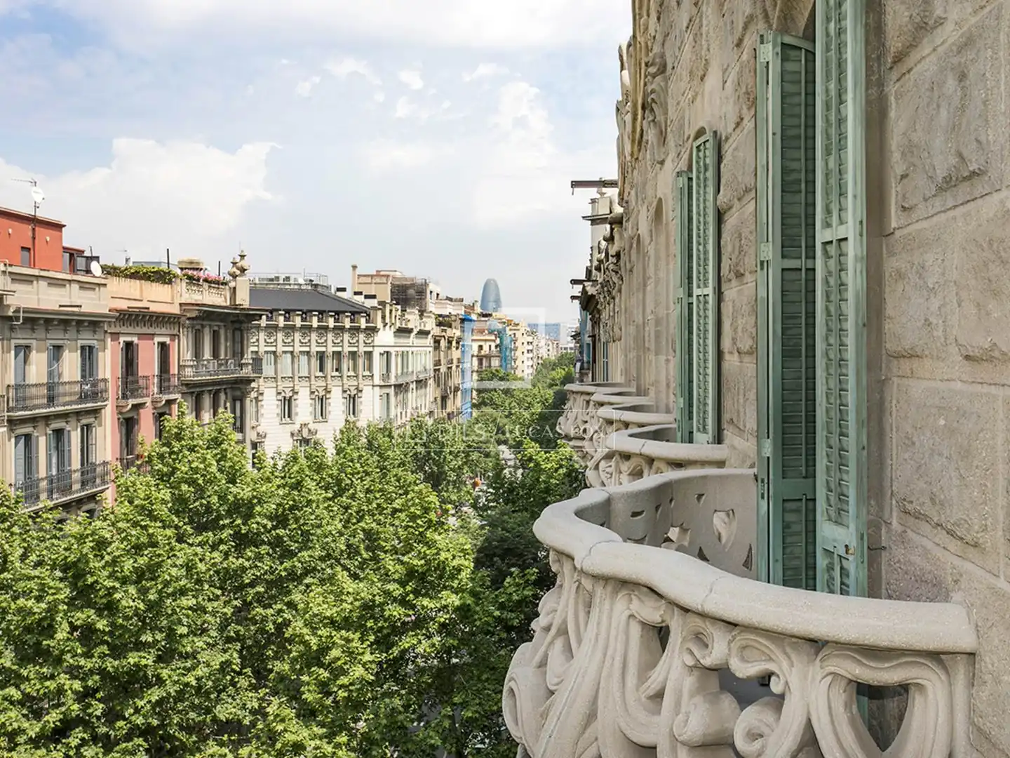 Balcony of Flat for sale in Barcelona  with Air Conditioner, Heating and Parquet flooring