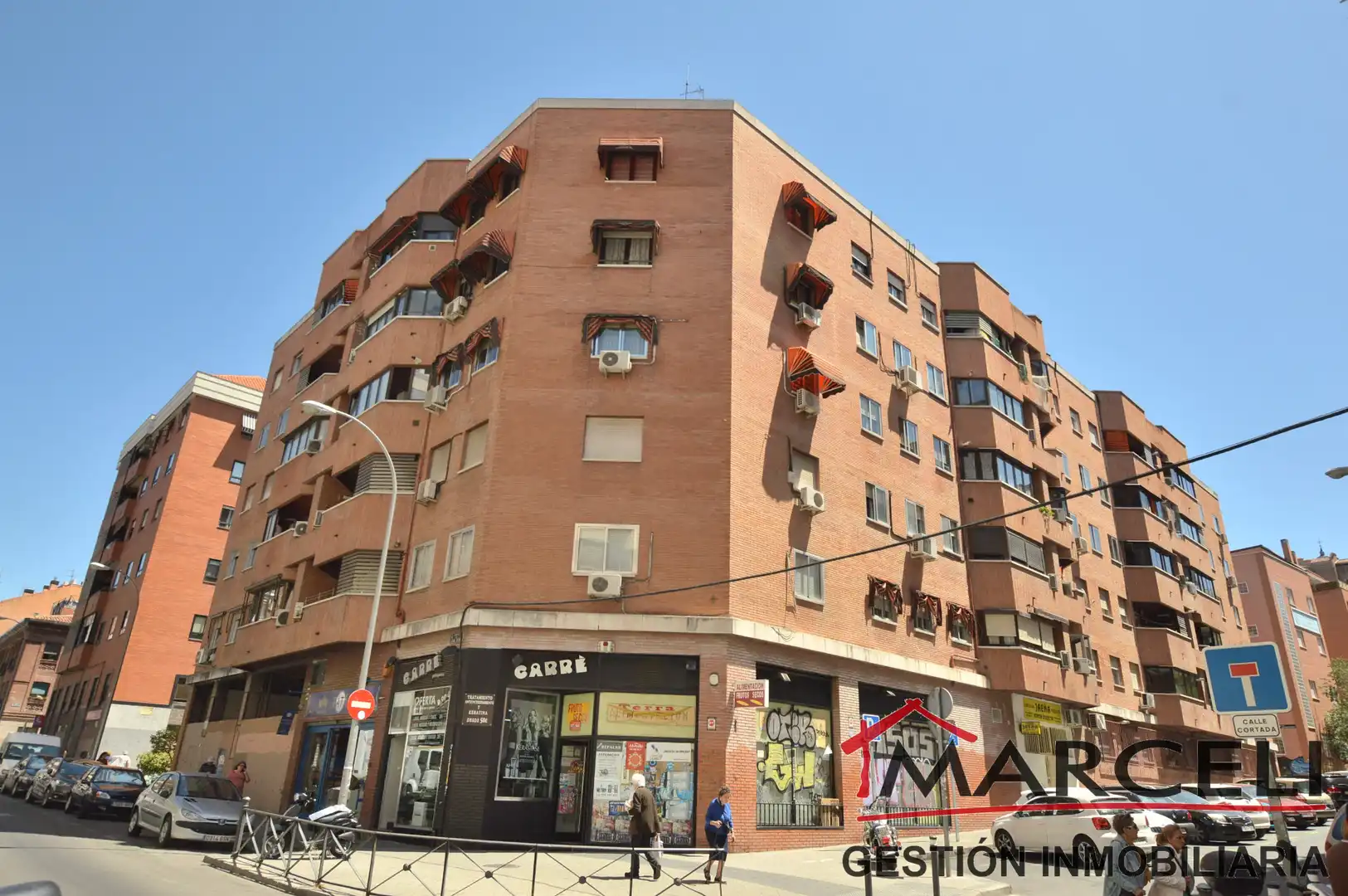 Exterior view of Flat for sale in Madrid  with Air Conditioner, Heating and Parquet flooring