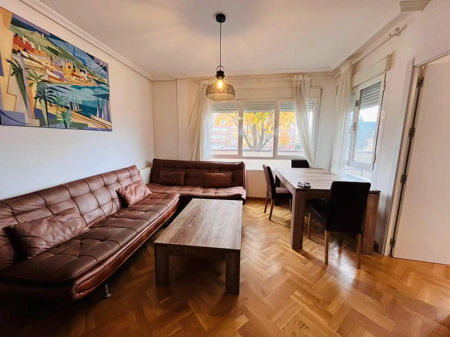 Wohnzimmer von Wohnung zur untervermieten in Majadahonda mit Terrasse, Möbliert und Waschmaschine