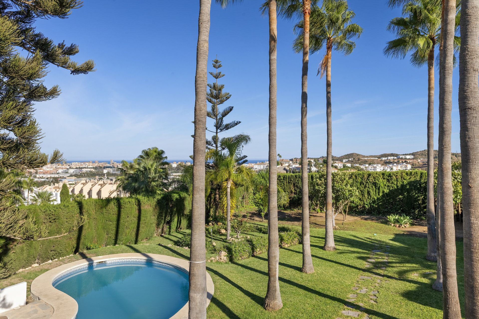 Jardín de Casa o chalet en venta en Mijas con Aire acondicionado, Jardín privado y Terraza