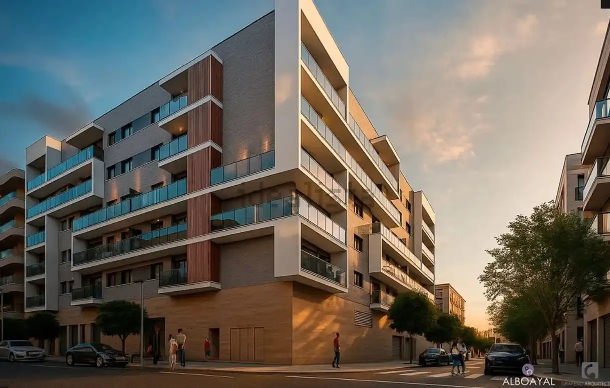 Exterior view of Flat for sale in Albal  with Air Conditioner, Heating and Private garden