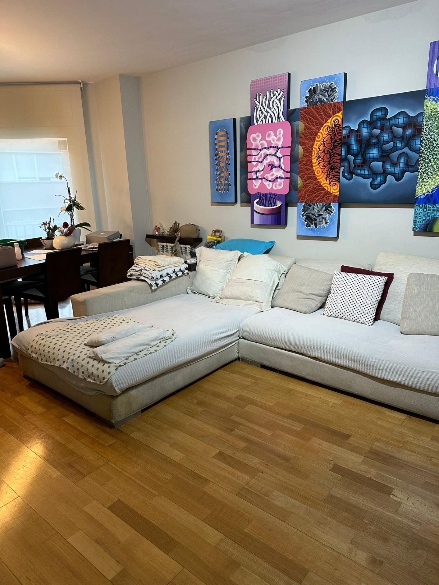 Living room of Flat for sale in Sabadell  with Heating and Storage room