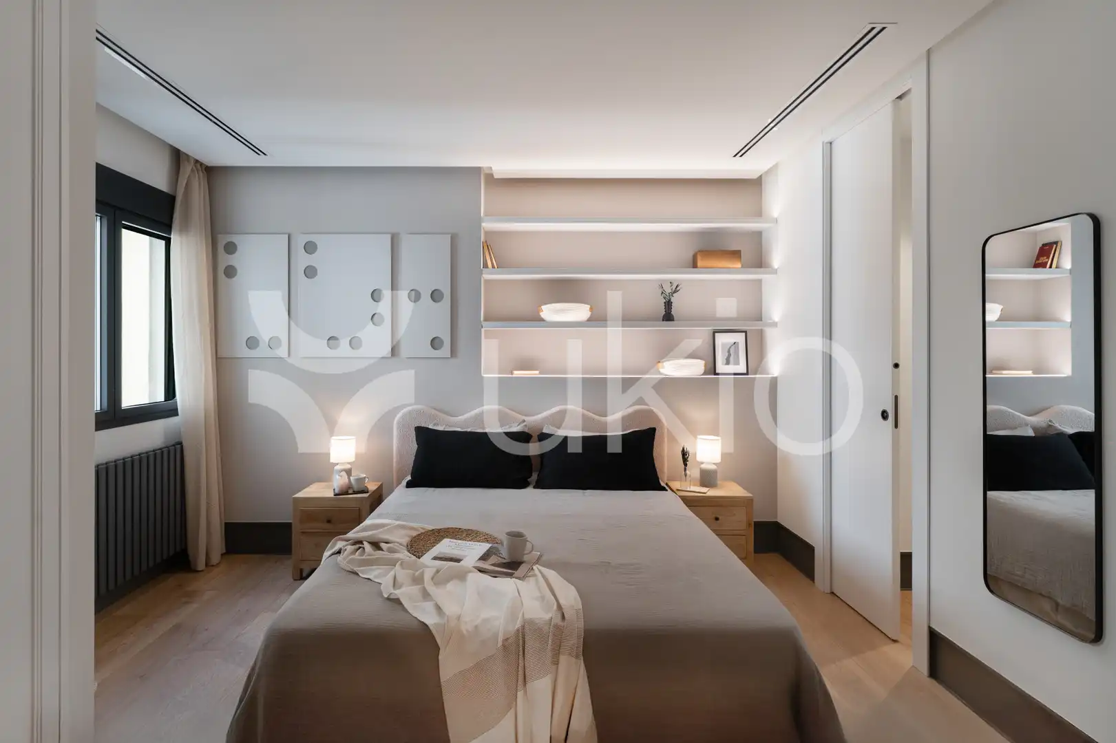 Bedroom of Apartments for rent in Madrid  with Air Conditioner, Heating and Terrace