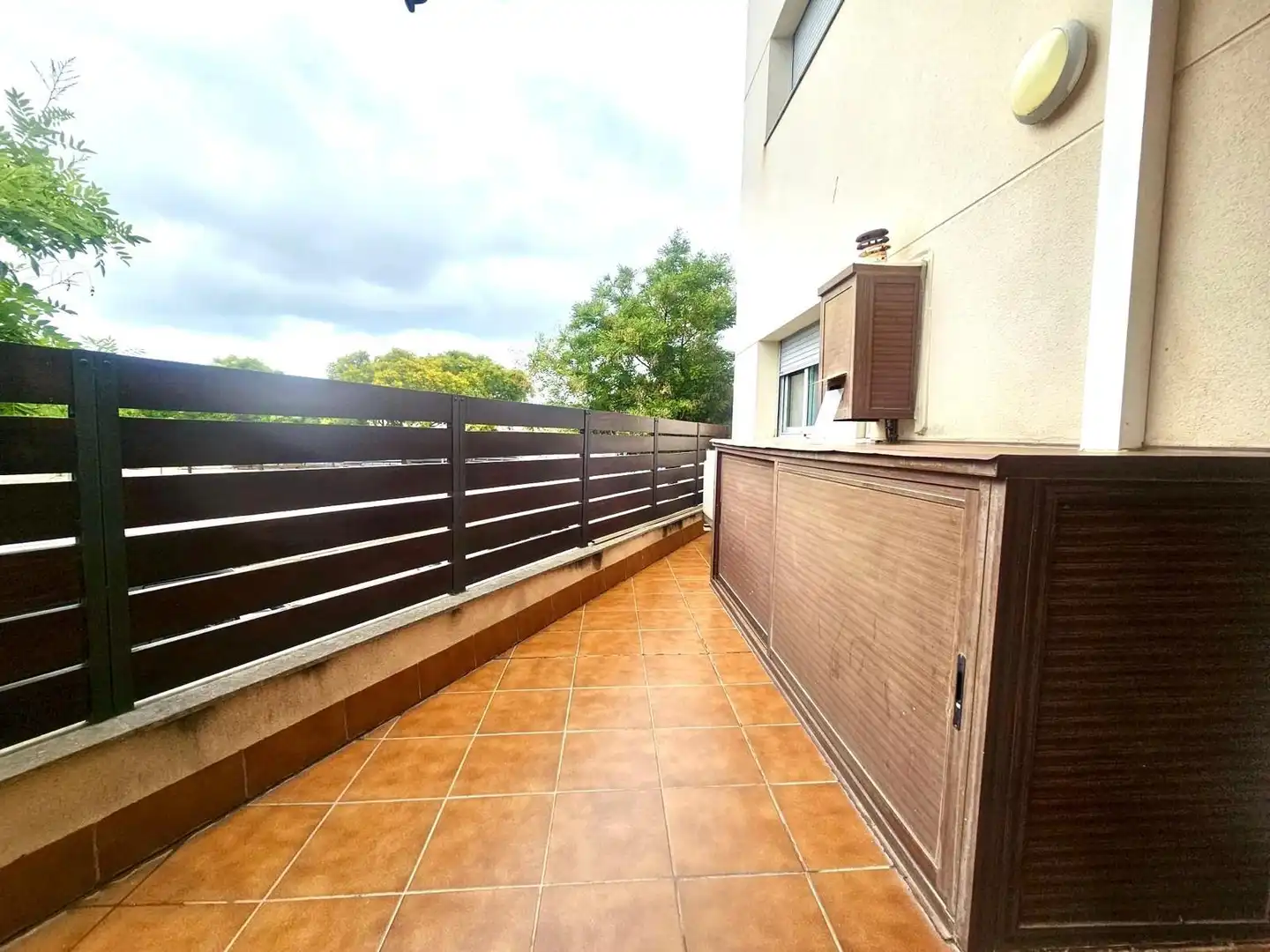 Terrasse von Wohnung zum Verkauf in La Ràpita mit Klimaanlage, Heizung und Privatgarten