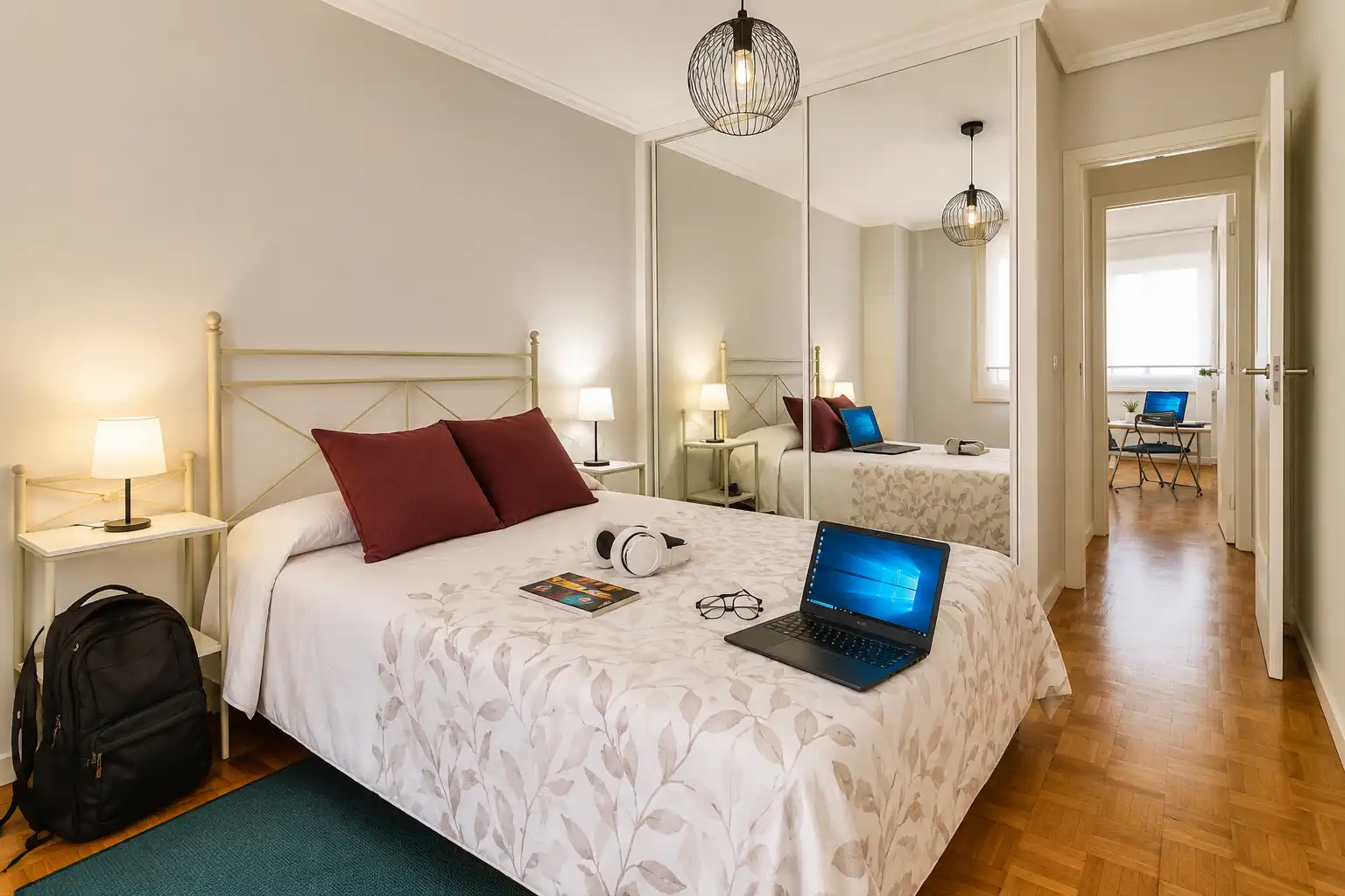 Habitación de Piso de alquiler en Santa Cruz de Bezana con Calefacción, Terraza y Amueblado