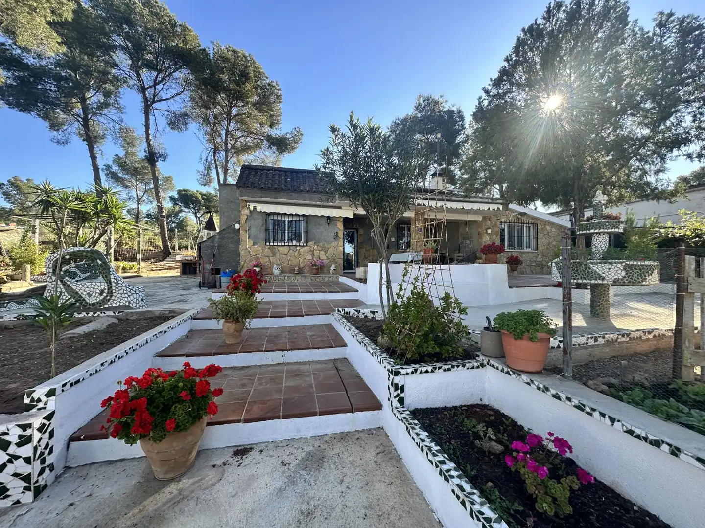 Exterior view of Houses for sale in Alfara de la Baronia  with Heating, Private garden and Terrace