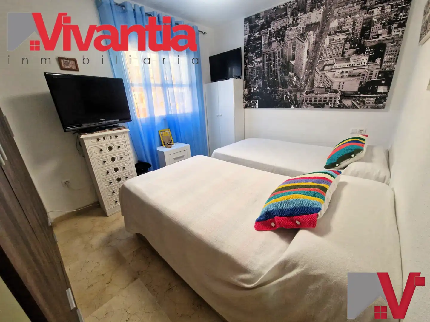 Bedroom of Apartments for sale in Lorca  with Air Conditioner, Heating and Furnished