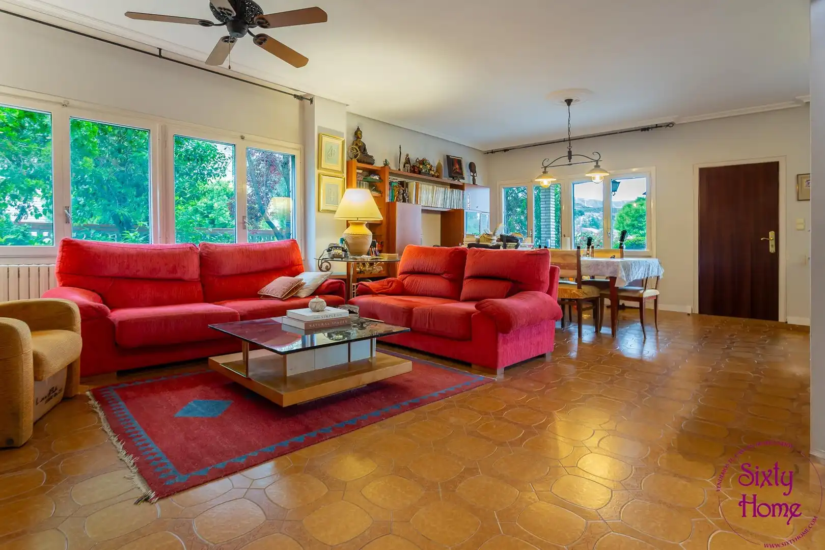 Sala de estar de Casa o chalet en venta en Cadrete con Aire acondicionado, Calefacción y Jardín privado