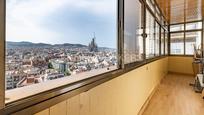 Exterior view of Attic for sale in  Barcelona Capital  with Air Conditioner, Heating and Parquet flooring