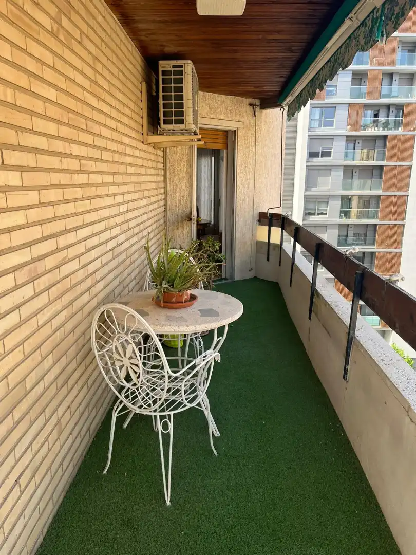 Terraza de Piso en venta en  Zaragoza Capital con Aire acondicionado, Calefacción y Jardín privado