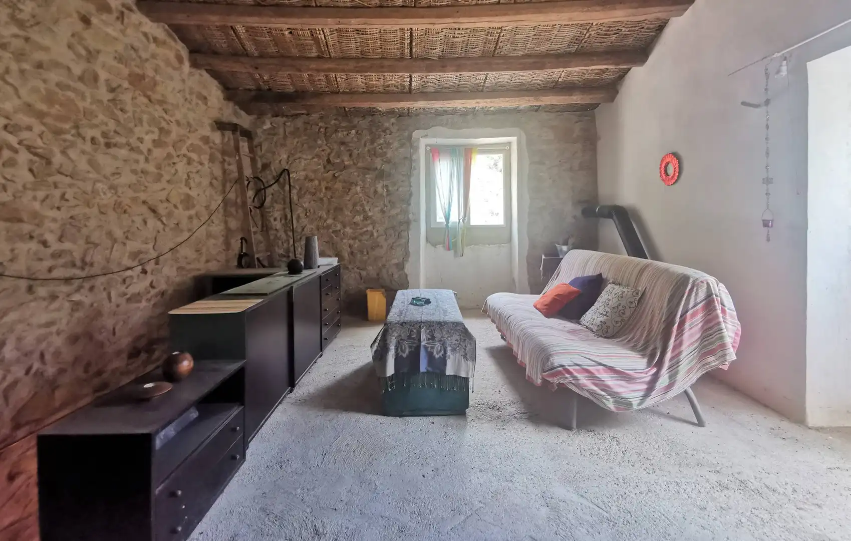 Sala de estar de Casa o chalet en venta en Porrera con Calefacción, Jardín privado y Terraza