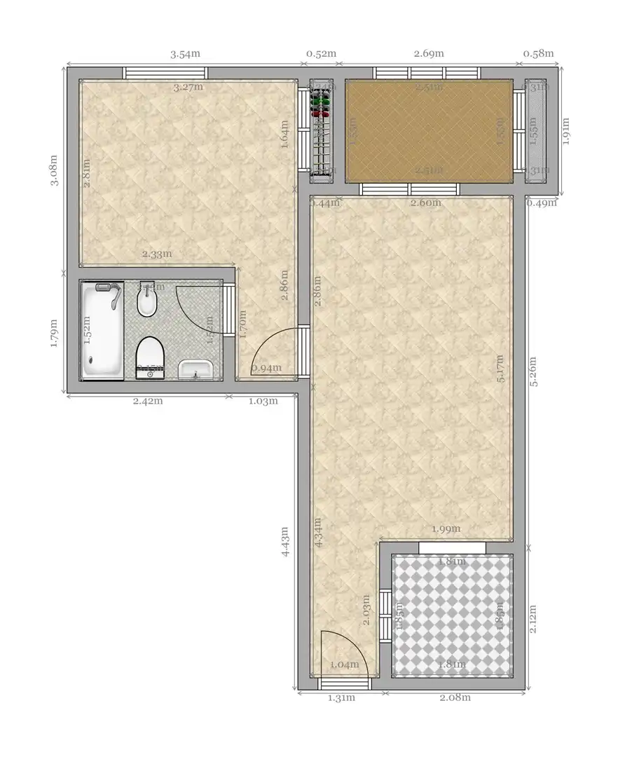 Flat for sale in Avenida ALCALDE LUIS URUÑUELA, Urbadiez - Entrepuentes