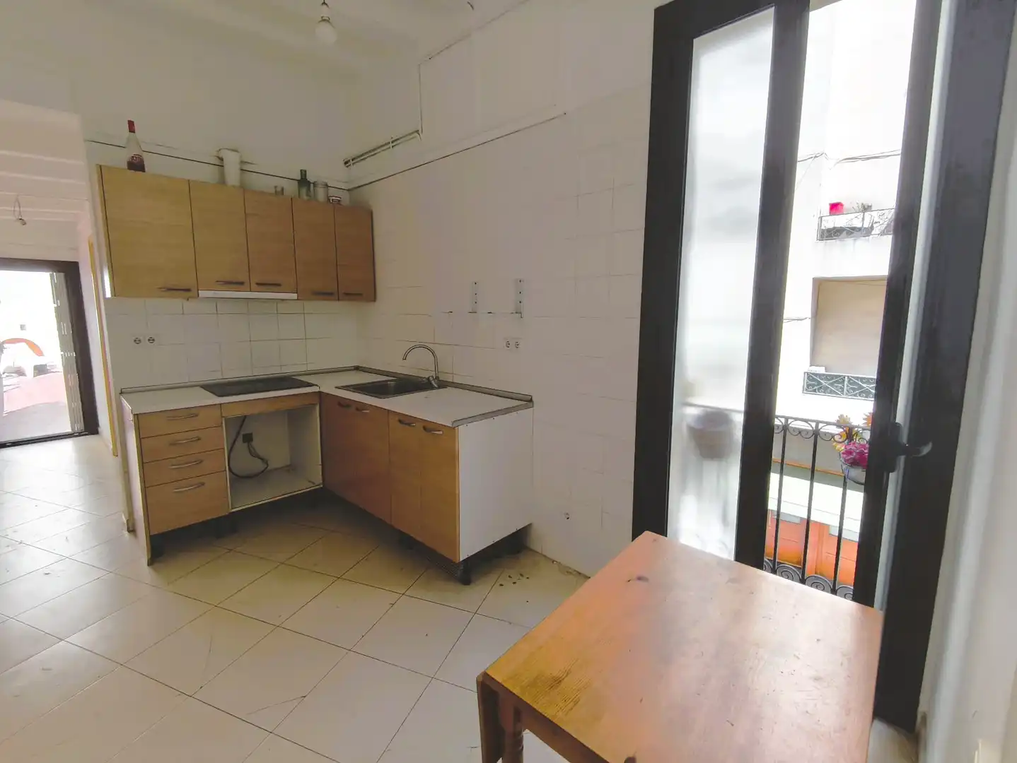 Kitchen of Flat for sale in Barcelona  with Parquet flooring, Terrace and Balcony