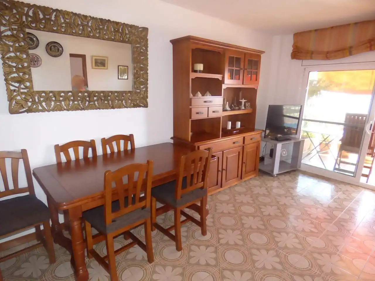 Esszimmer von Wohnung zum Verkauf in Malgrat de Mar mit Heizung, Privatgarten und Terrasse