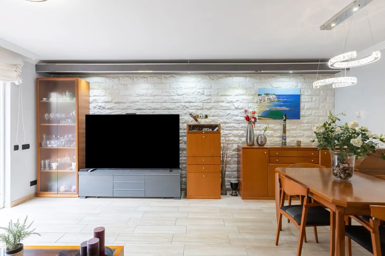 Sala d'estar de Casa o xalet en venda en Badalona amb Aire condicionat, Calefacció i Terrassa