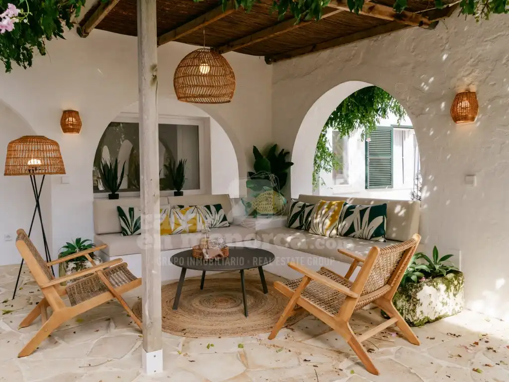 Terraza de Casa o chalet en venta en Es Castell con Aire acondicionado, Calefacción y Jardín privado