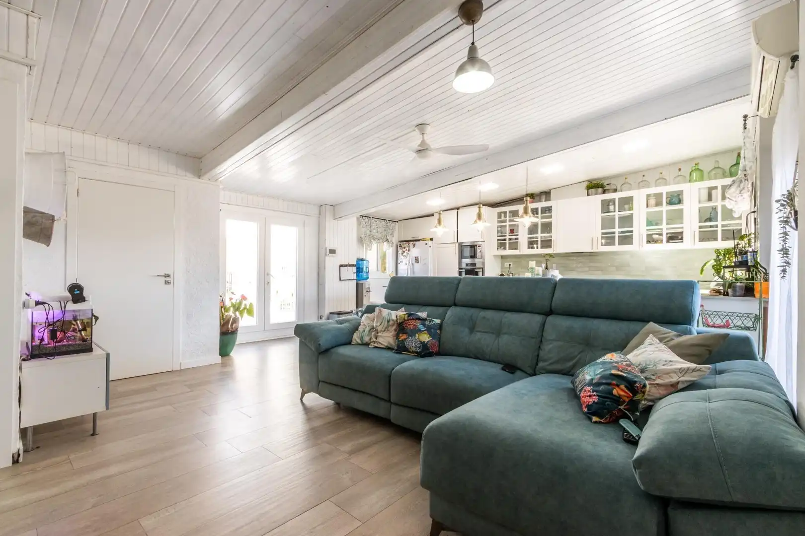Sala de estar de Casa o chalet en venta en Terrassa con Aire acondicionado, Calefacción y Jardín privado