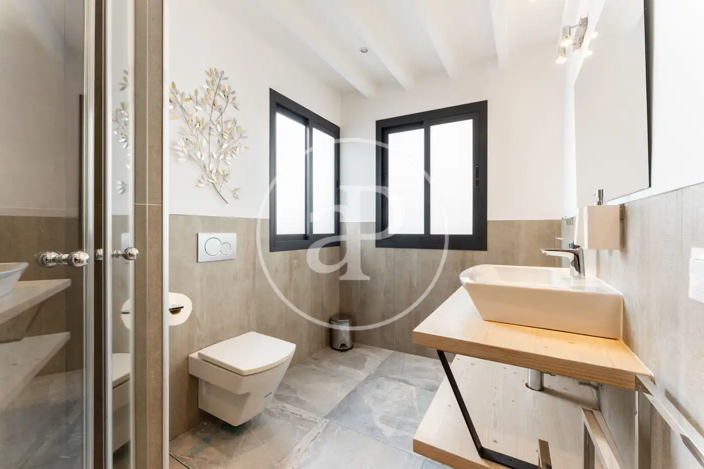Badezimmer von Haus oder Chalet zum Verkauf in  Palma de Mallorca mit Klimaanlage, Heizung und Terrasse
