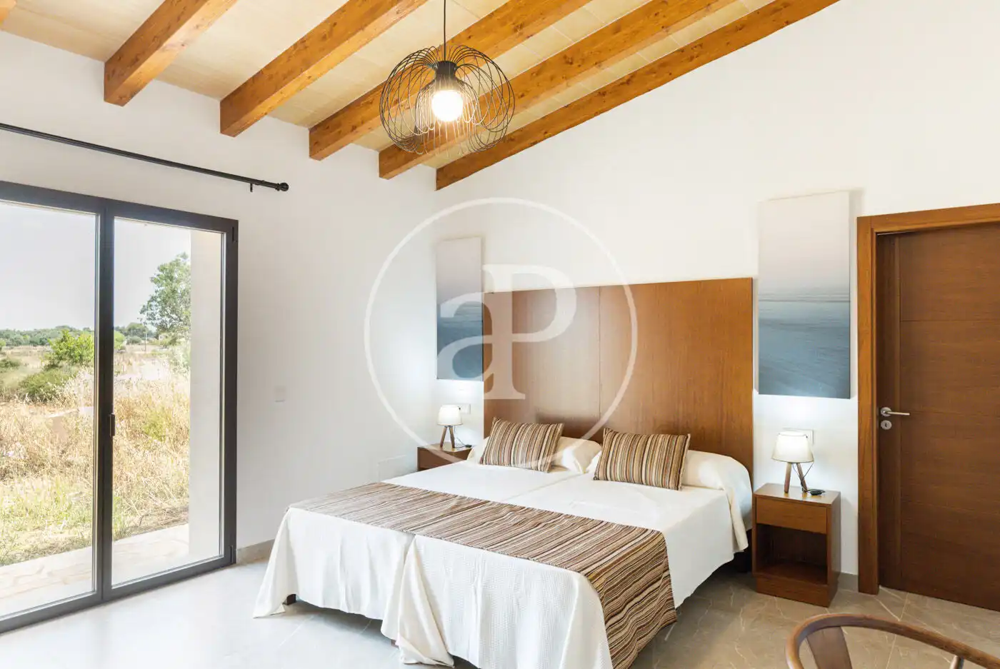 Bedroom of Houses for rent in Felanitx  with Air Conditioner, Private garden and Swimming Pool