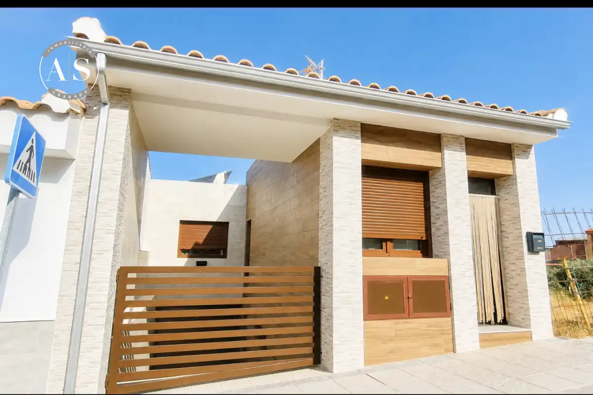 Exterior view of Houses for sale in Güevéjar  with Air Conditioner, Heating and Terrace