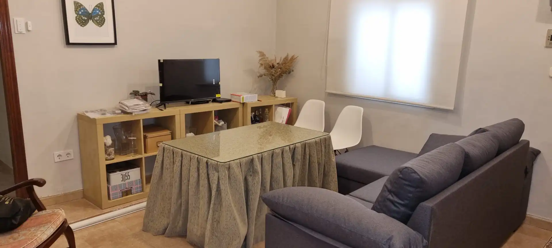 Wohnzimmer von Wohnung zum Verkauf in Sevilla mit Klimaanlage, Möbliert und Waschmaschine