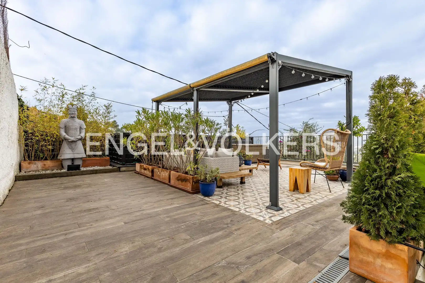 Terrace of Houses for sale in Sant Cugat del Vallès  with Air Conditioner, Heating and Private garden